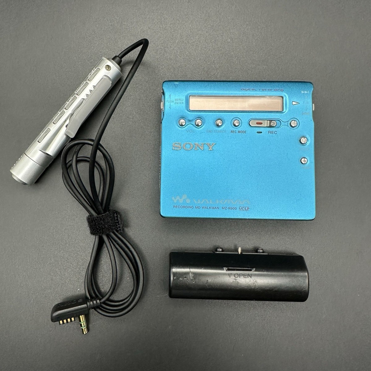 SONY MZ-R900 RECORDING MD WALKMAN Blue Tested working | eBay