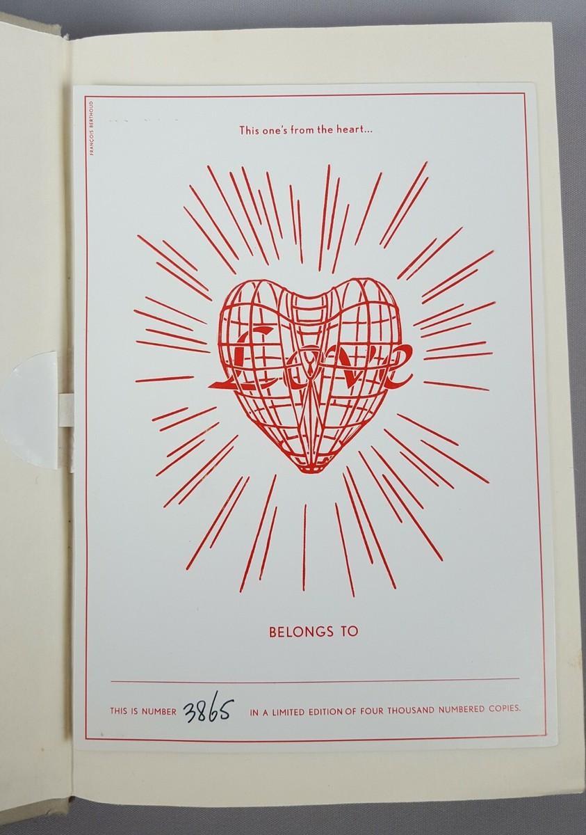 Tiffany Visionaire 38 LOVE Limited Edition Book Collectible | eBay