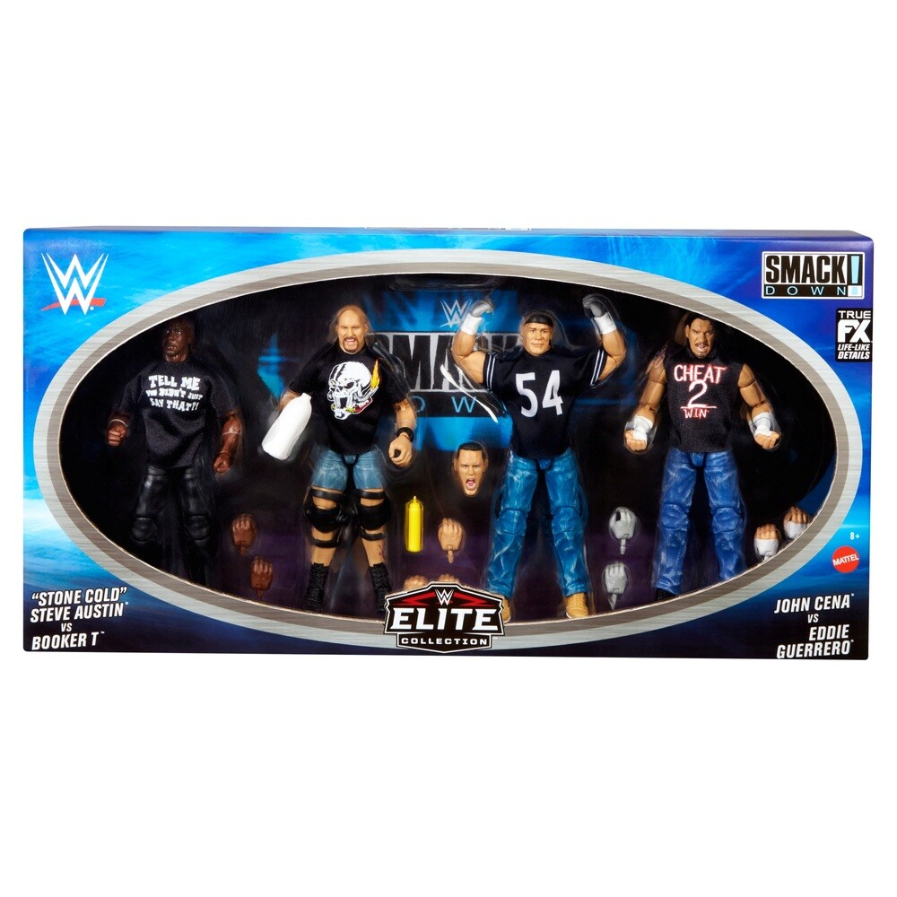 WWE Elite Collection Smackdown 4 Wrestling Action Figure Set