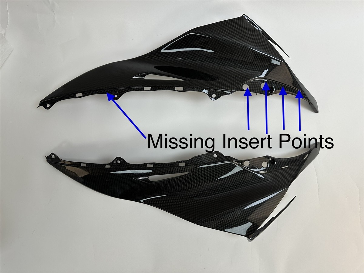 Kawasaki ZX10R ZX 10R 2011-2013 Carbon Fiber Tank Panel Open Box