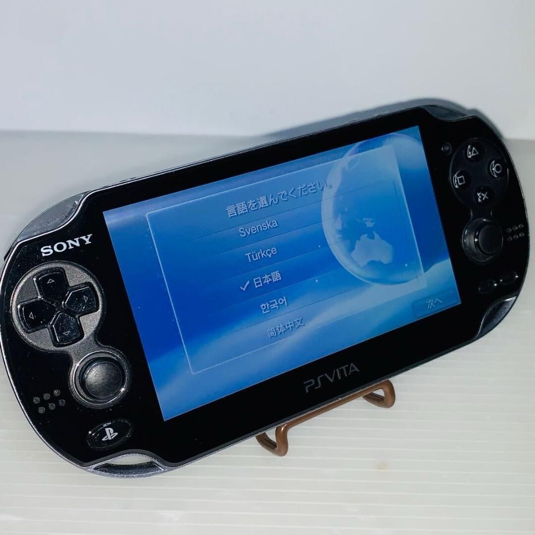 SONY PlayStation PS Vita PCH-1000 ZA01 Crystal Black Wi-Fi Boxed