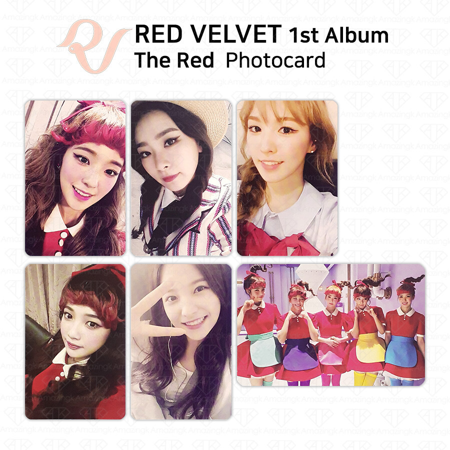 RED VELVET 1st Album THE RED Official Photocard Irene Seulgi Joy