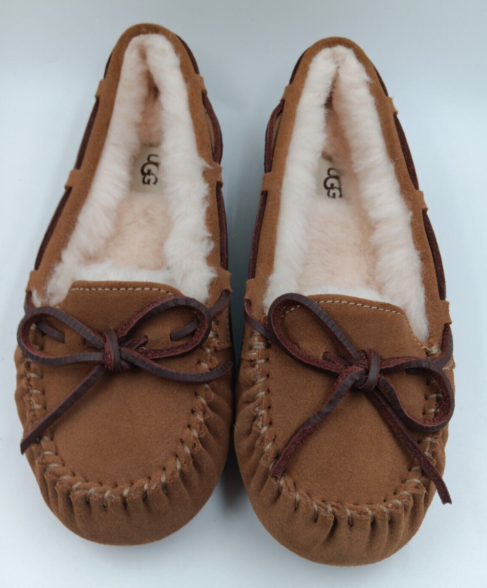 Women's UGG Bella II Chestnut Slippers Moccasins Flats- size 5