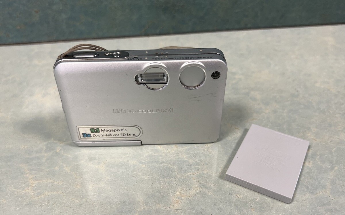 NIKON COOLPIX S1 DIGITAL CAMERA Untested As Is! | eBay