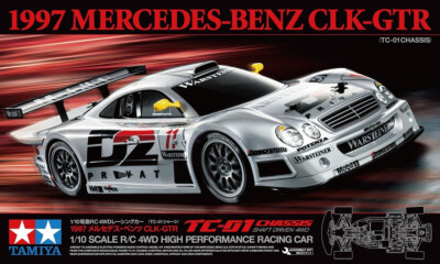 Tamiya 1/10 RC MERCEDES BENZ CLK-GTR AWD TC-01 KIT #58731 | eBay