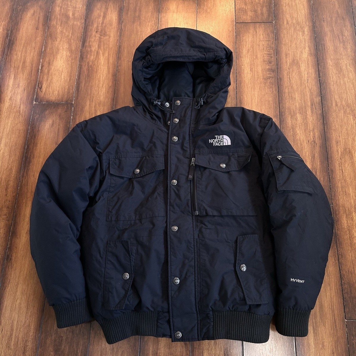 The North Face HyVent Gotham Pocket Outdoor Goose Puffer Down