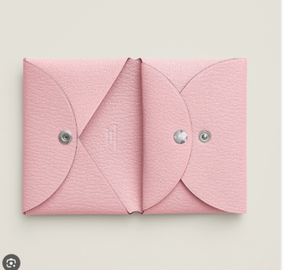 BNIB Hermes Calvi Duo - Rose Sakura - Mysore Goatskin-RARE | eBay