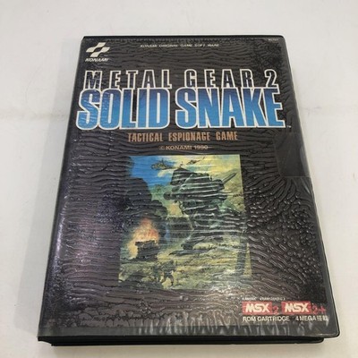 希少 KONAMI メタルギア2 SOLID SNAKE MSX2 MSX2+ 希少 KONAMI メタル