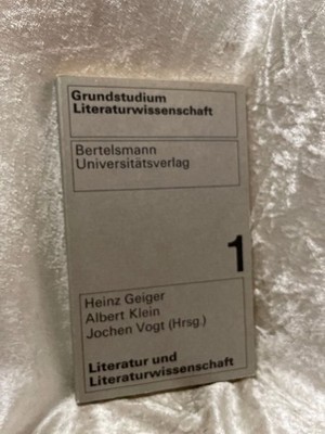 Literatur und Literaturwissenschaft. Materialien zur Einführung