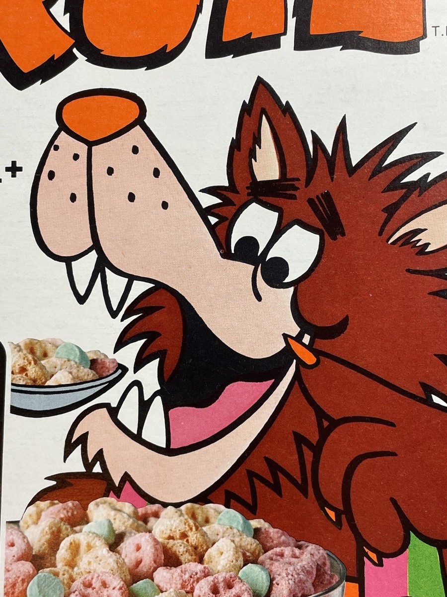 1970's FRUIT BRUTE Cereal Box General Mills MONSTER CEREAL SERIES