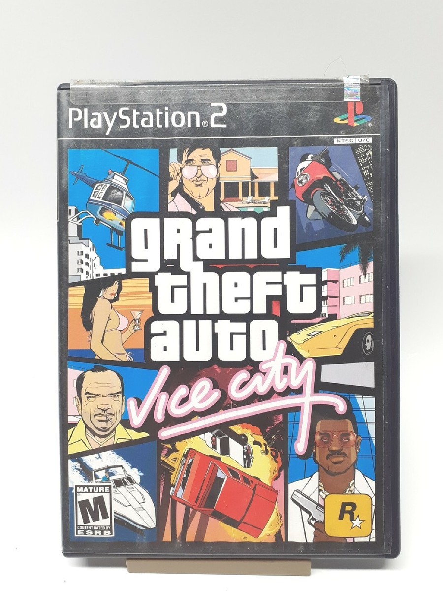Grand Theft Auto: Vice City (Sony PlayStation 2, 2002) GTA PS2