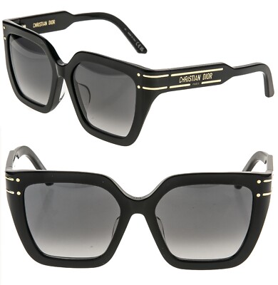 CHRISTIAN DIOR SIGNATURE Black Gold Thin DIORSIGNATURE S10F