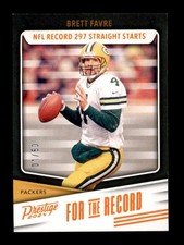 Brett Favre #FR-BF Prices | 2024 Panini Prestige For the Record