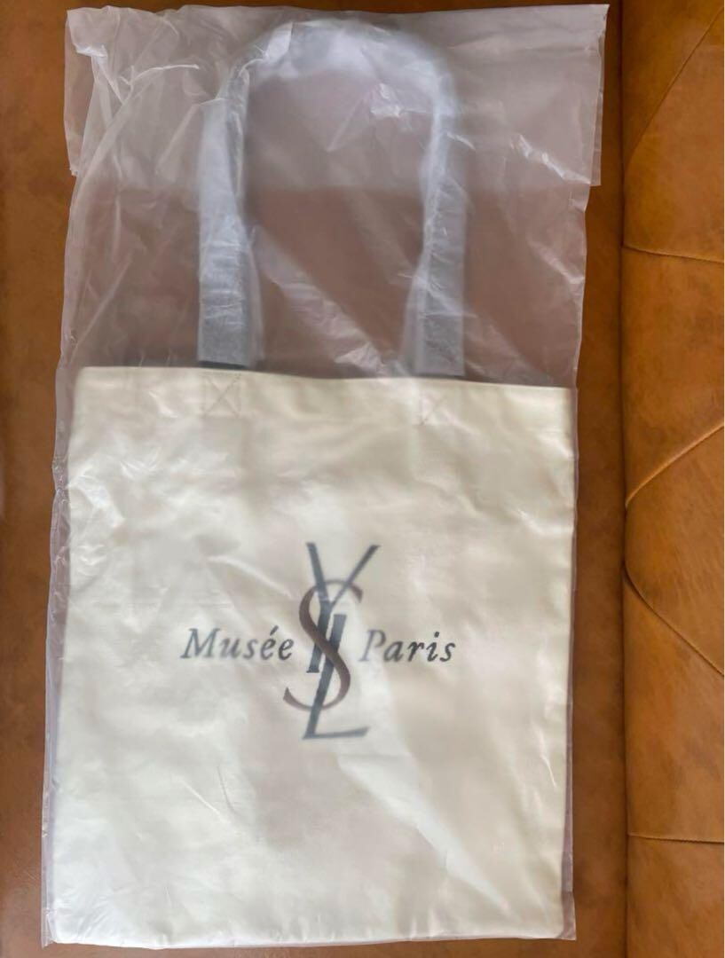 YSL Yves Saint Laurent Exhibition Tokyo Japan White Tote Bag Event