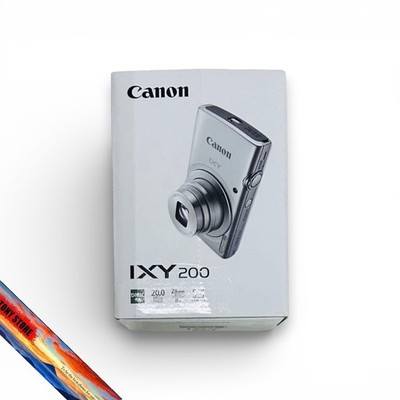 Canon PowerShot IXY 200 20MP Compact Digital Camera - Silver for