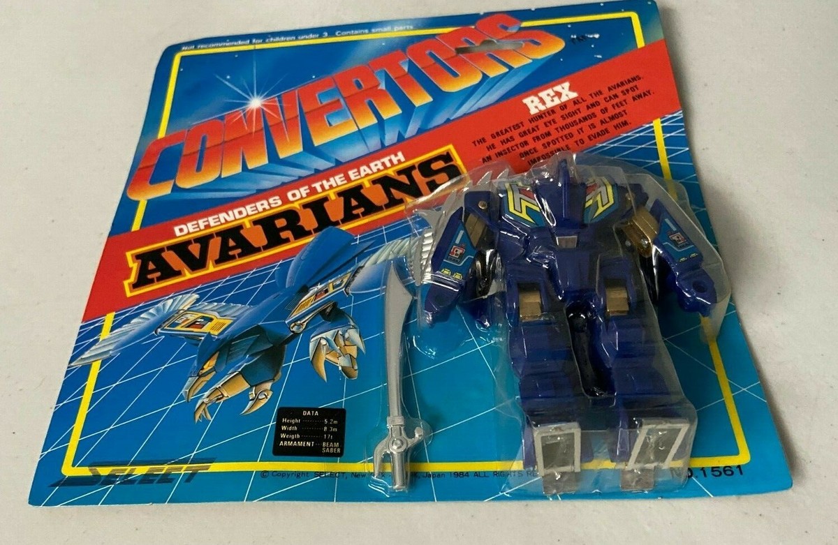 Converters Defenders of the Earth Avarians Rex MOC Sealed
