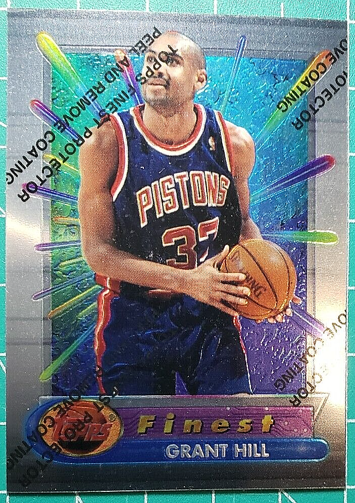 1994-95 Finest #240 Grant Hill Rookie Card Team: Detroit Pistons