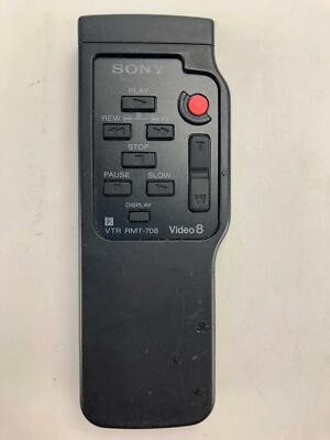 Vintage Sony Remote Control VTR RMT-708 Handycam Video 8 OEM
