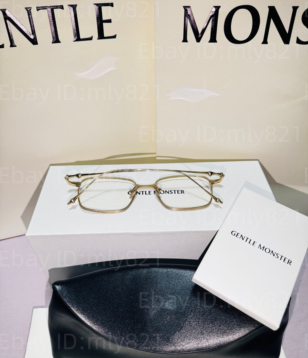 GentleMonster Sunglasses BOLD - Aba 031 Gold Frame Clear Lenses | eBay