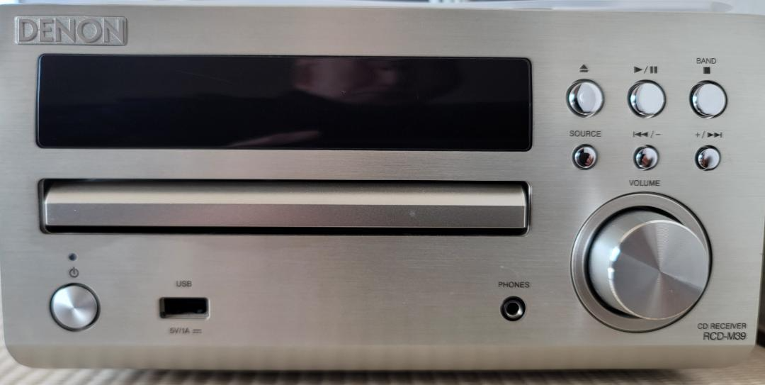Denon RCD-M39 CD Amplifier player Receiver Stereo Silver used | eBay