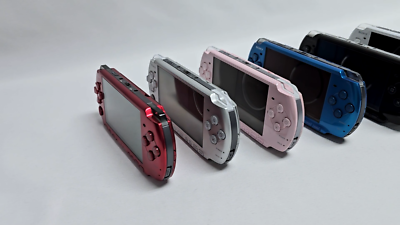 Sony PSP RED Portable Handheld Video Game Console System PSP-3000