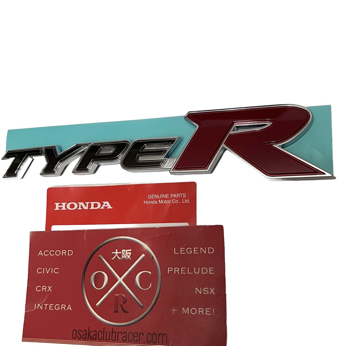 New GENUINE OEM FD2 Honda Civic Type R Rear Emblem Badge Logo 2006
