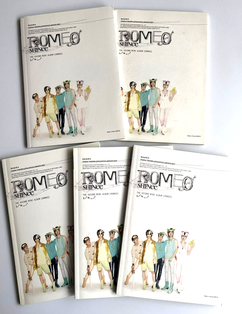 SHINee Romeo Full Set Solo Jacket CD + Photobook JONGHYUN ONEW KEY