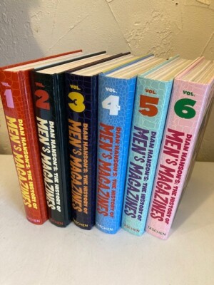 Dian Hanson's The History of Men's Magazines hardcover Complete 6