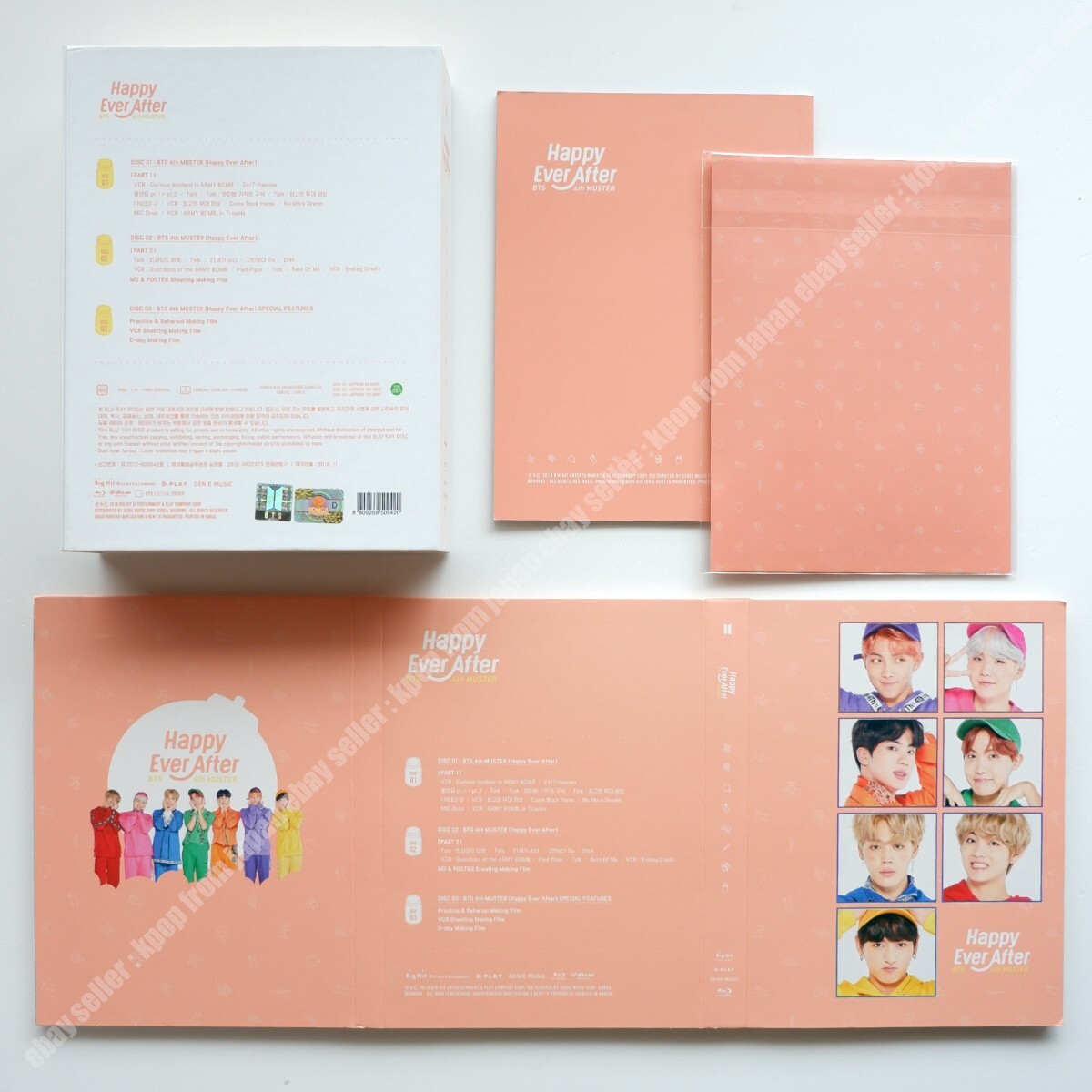 BTS 4th Muster Happy Ever After Official Blu-ray BOX set English