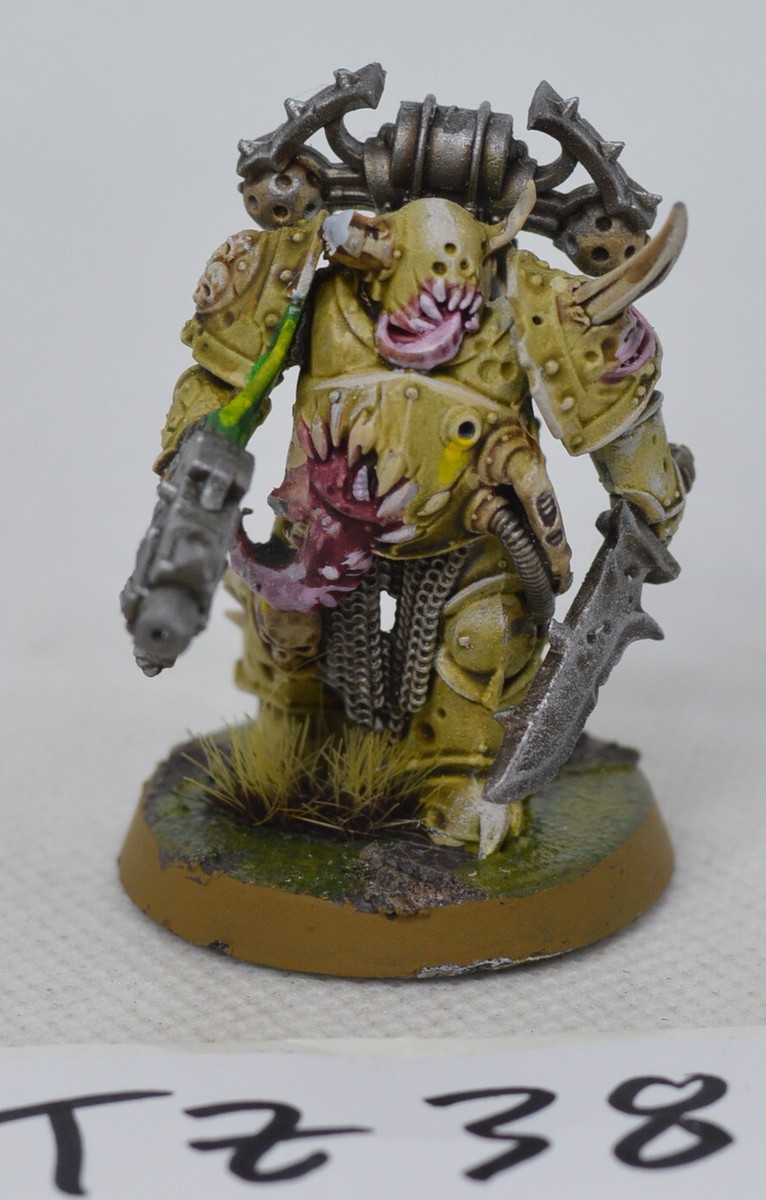 Warhammer 40k, Nurgle Death Guard, Plague Marine x1, Lot #TZ38 | eBay