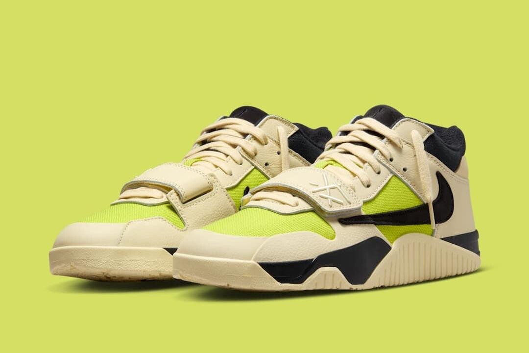 Nike Air Jordan Jumpman Travis Scott Men's Cream Sports Sneaker