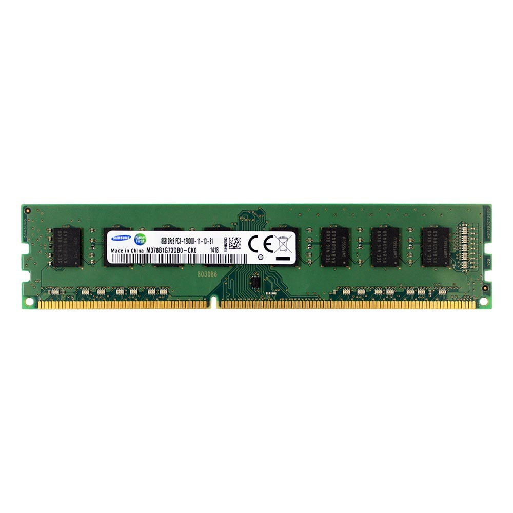 Samsung 8GB 2Rx8 PC3-12800 DDR3 1600 MHz 1.5V Non-ECC DIMM Desktop
