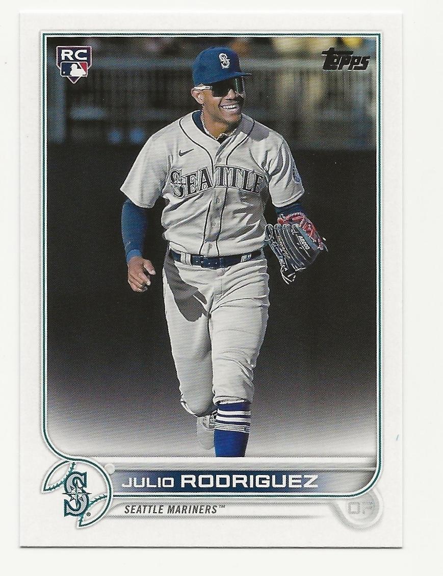 2022 Topps Factory Set JULIO RODRIGUEZ Rookie Image Variation