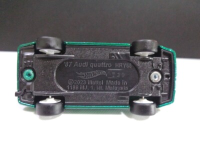 Hot Wheels 2025 Super treasure hunt '87 Audi Quattro Green , Loose