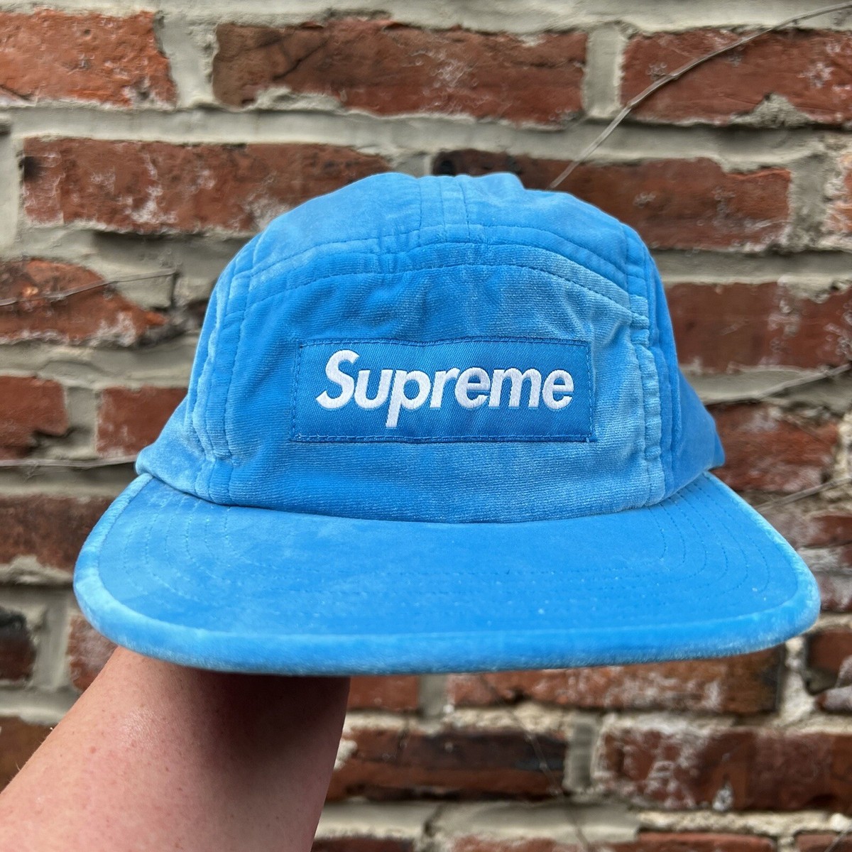 Supreme Velvet 5 Panel Camp Hat | eBay