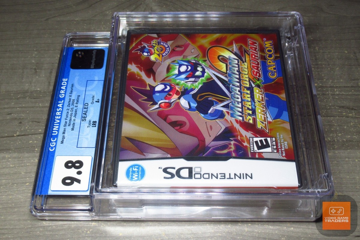 CGC 9.8 A+ - Mega Man Star Force 2: Zerker X Saurian Nintendo DS