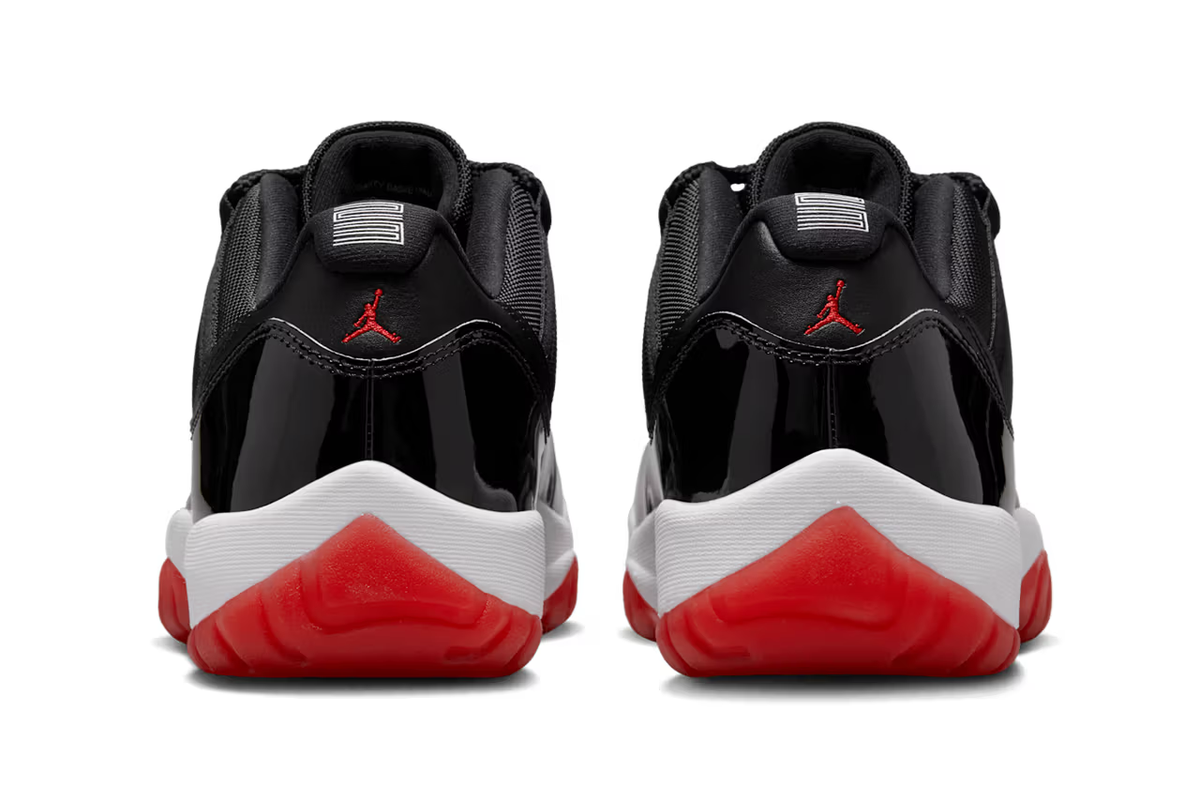 Nike Air Jordan Retro 11 Low Bred Black Varsity Red FV5104-006