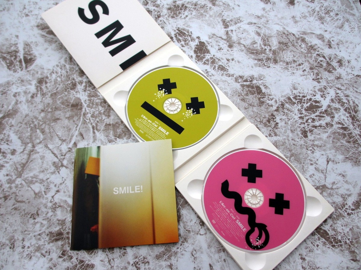 L'Arc-en-Ciel SMILE 1st Press Limited Edition Japan CD+DVD+