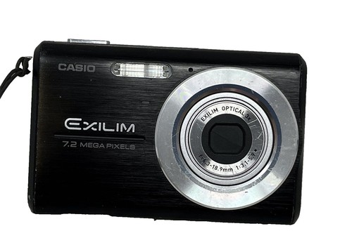 Casio Exilim Digital Camera 7.2 MP Silver Point and Shoot Optical