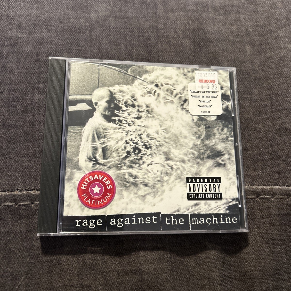 RAGE AGAINST THE MACHINE Self Titled 1992 CD With HYPE STICKER