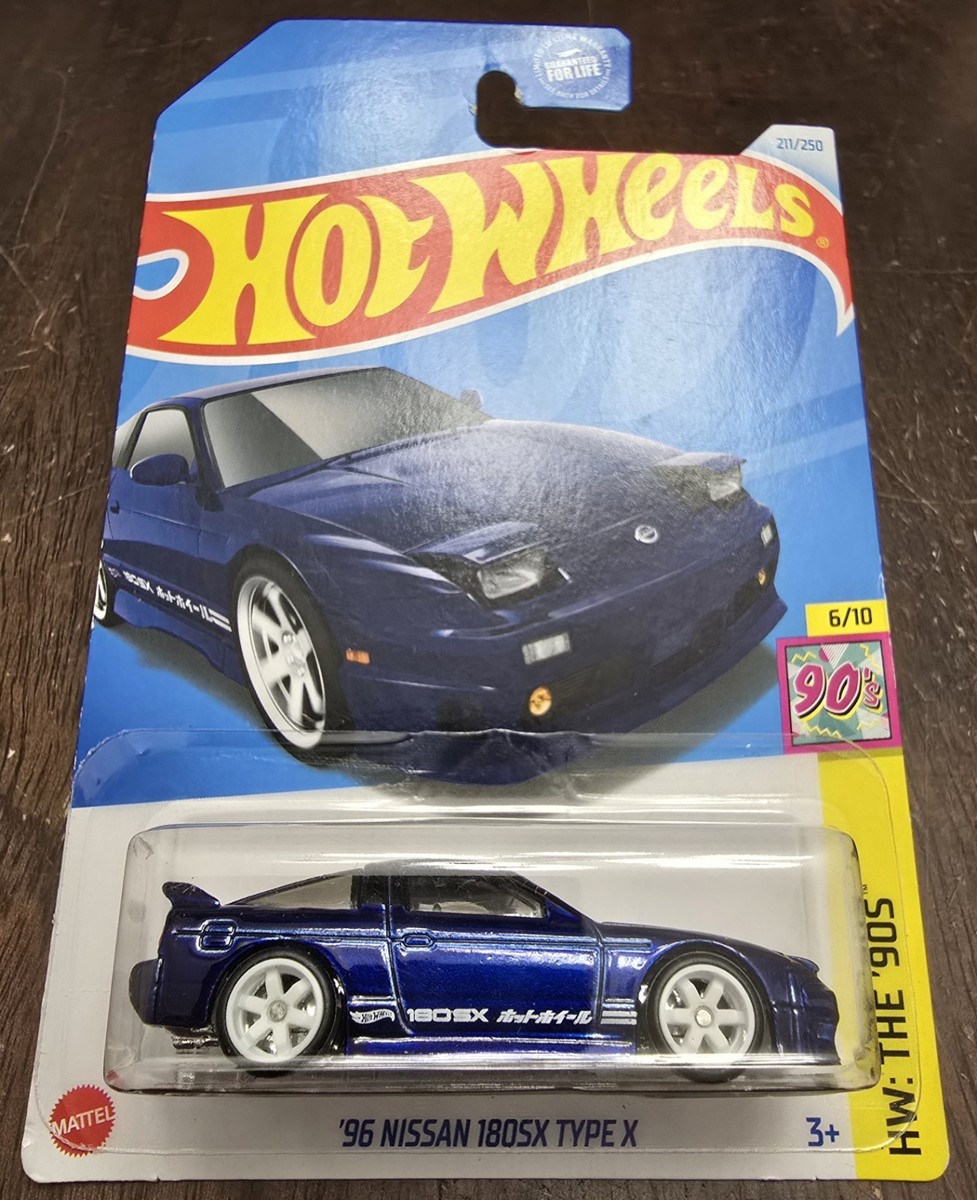 Hot Wheels 2024 Super Treasure Hunt 1996 Nissan 180sx Type X Blue