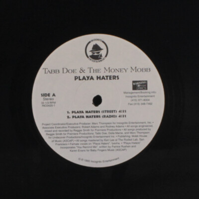 TABB DOE & THE MONEY MOBB: playa haters Incognito Entertainment 12