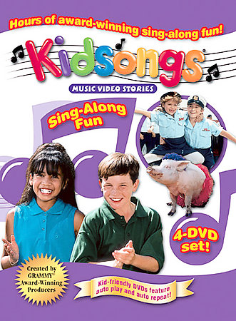 Kidsongs - Sing-Along Fun Box Set (DVD, 2003, 4-Disc Set) for sale