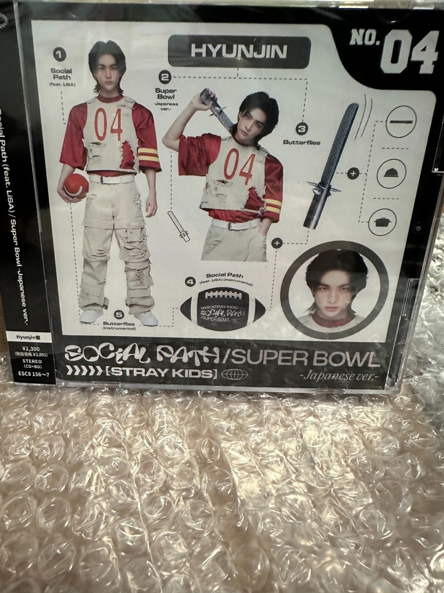 Stray Kids Social Path/SUPER BOWL- JAPAN FANCLUB limited -HYUNJIN