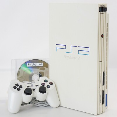 PS2 CERAMIC WHITE Console SCPH-50000 CW Tested System Playstation2