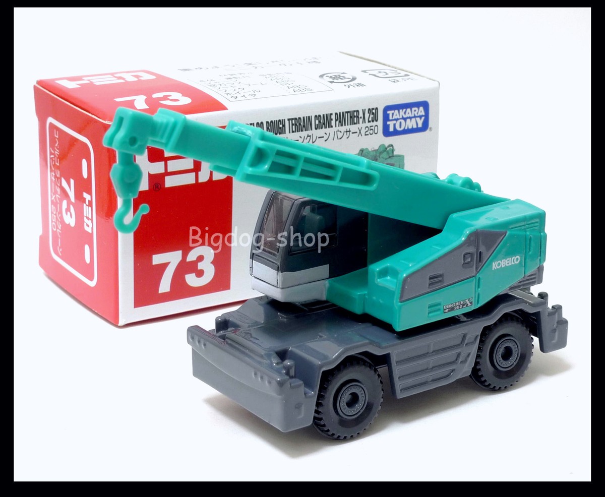 TOMICA 73 KOBELCO ROUGH TERRAIN CRANE PANTHER-X 250 TOMY 1/116