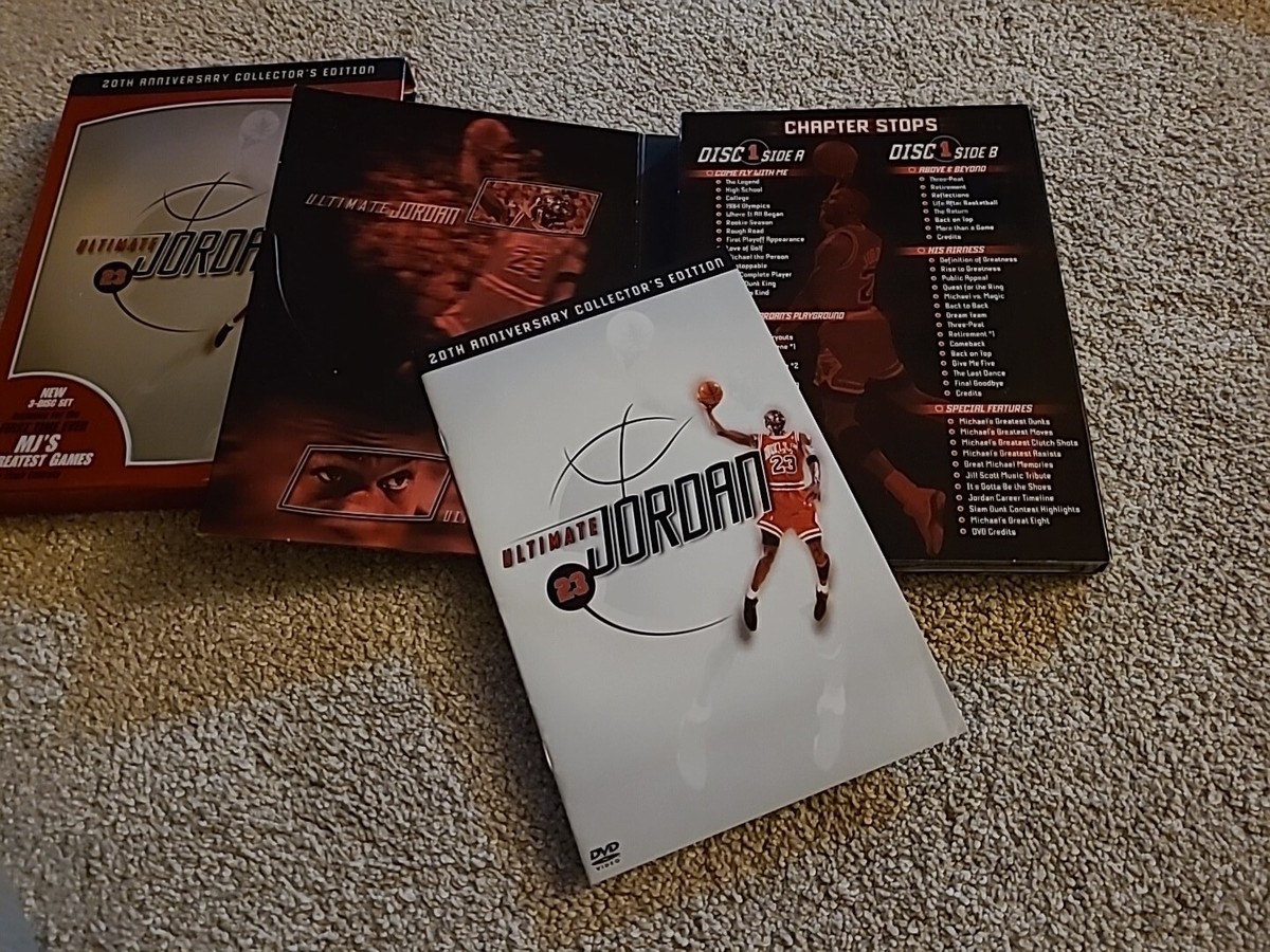 NBA Ultimate Jordan: 20th Anniversary Collectors Edition (DVD, 3