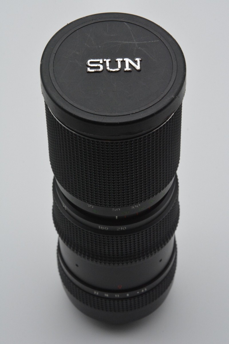 Sun Auto Zoom 85-210mm f4.5 Zoom Lens For M42 Mount - Made in