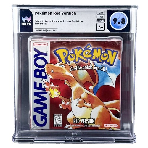 Pokemon Red Version Genuine Original Nintendo Gameboy 1998 Factory