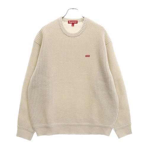 Supreme Tonal Checkerboard Small Box Sweater, White, Sz S | eBay